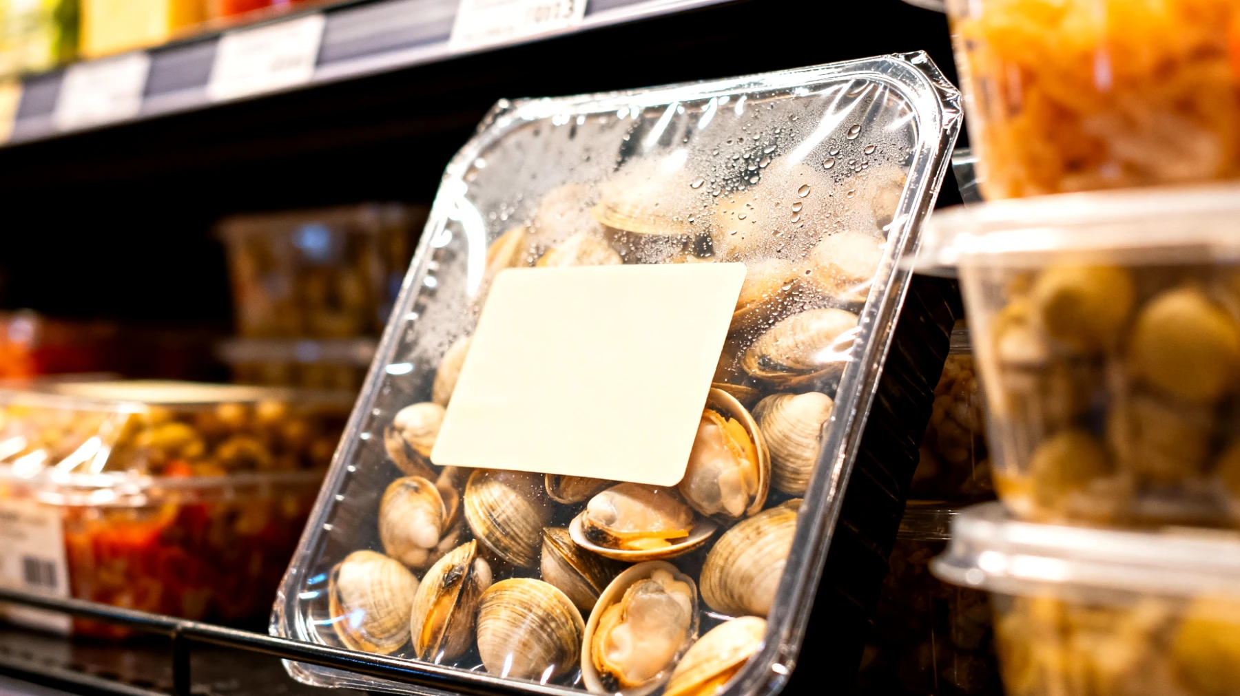 Vongole confezionate"