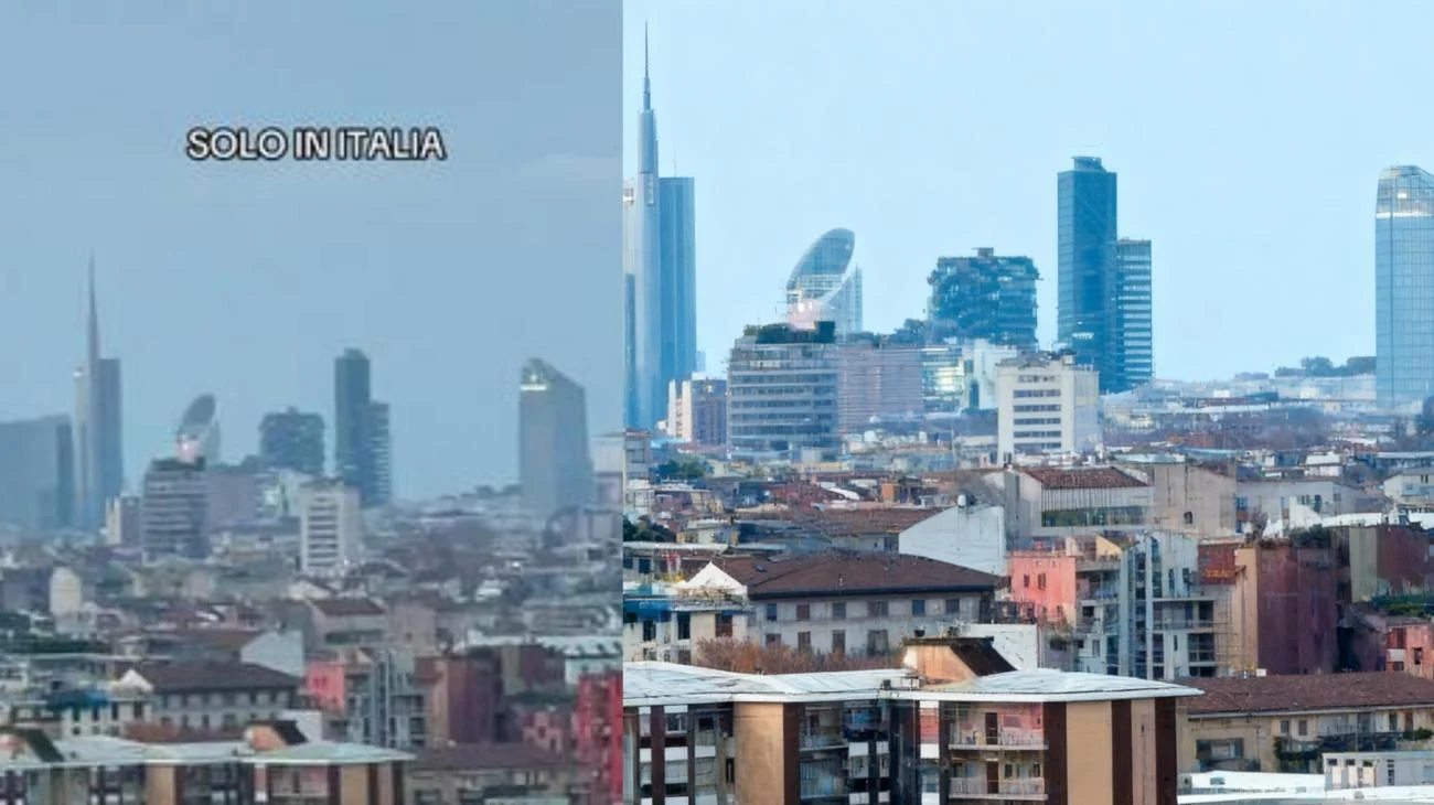 š®š¹Dal 16° piano Come appare Milano š¬š§ From the 16th floor: What Milan looks like.#italy #bello #travel #trend #foruyou"